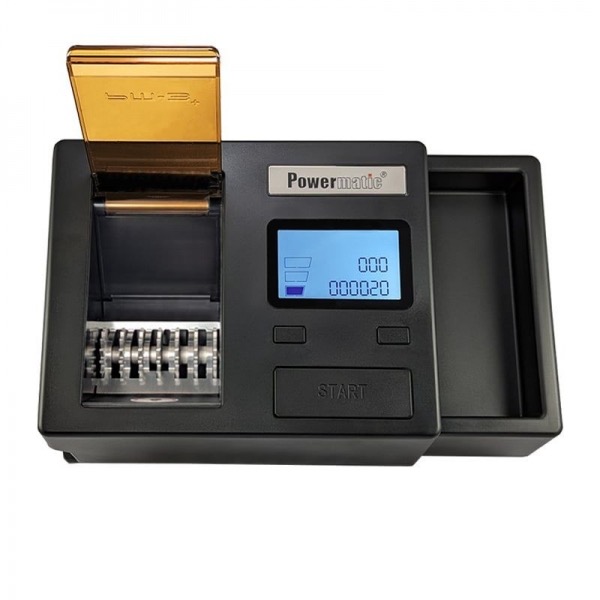 Električni strojček za polnjenje cigaret POWERMATIC 3+ (Nova verzija z rotirajočim zobnikom)
