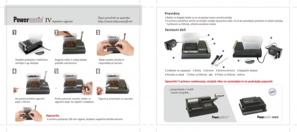 Električni strojček za polnjenje cigaret POWERMATIC 4+ (PLUS)